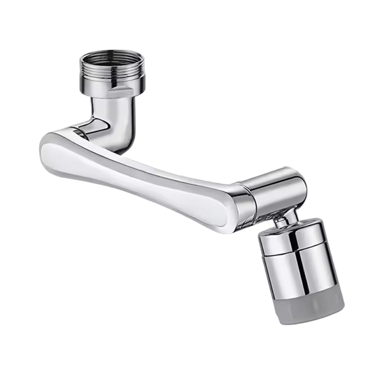 سر شیر آب چرخشی مدل بازویی جنس استیل مدل Metal