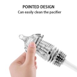 برس سیلیکونی تمیز کننده بطری مدل Lio