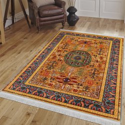 فرش مخمل نادی طرح سنتی کد o149