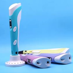 قلم جادویی طراحی سه بعدی به همراه 9 متر فیلامنت رنگی