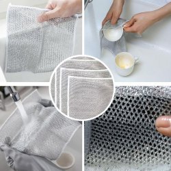 اسکاچ و دستمال توری بسته 3 عددی